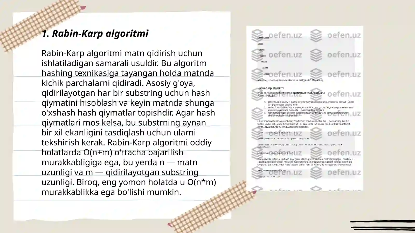 Rabin-Karp algoritmi 3