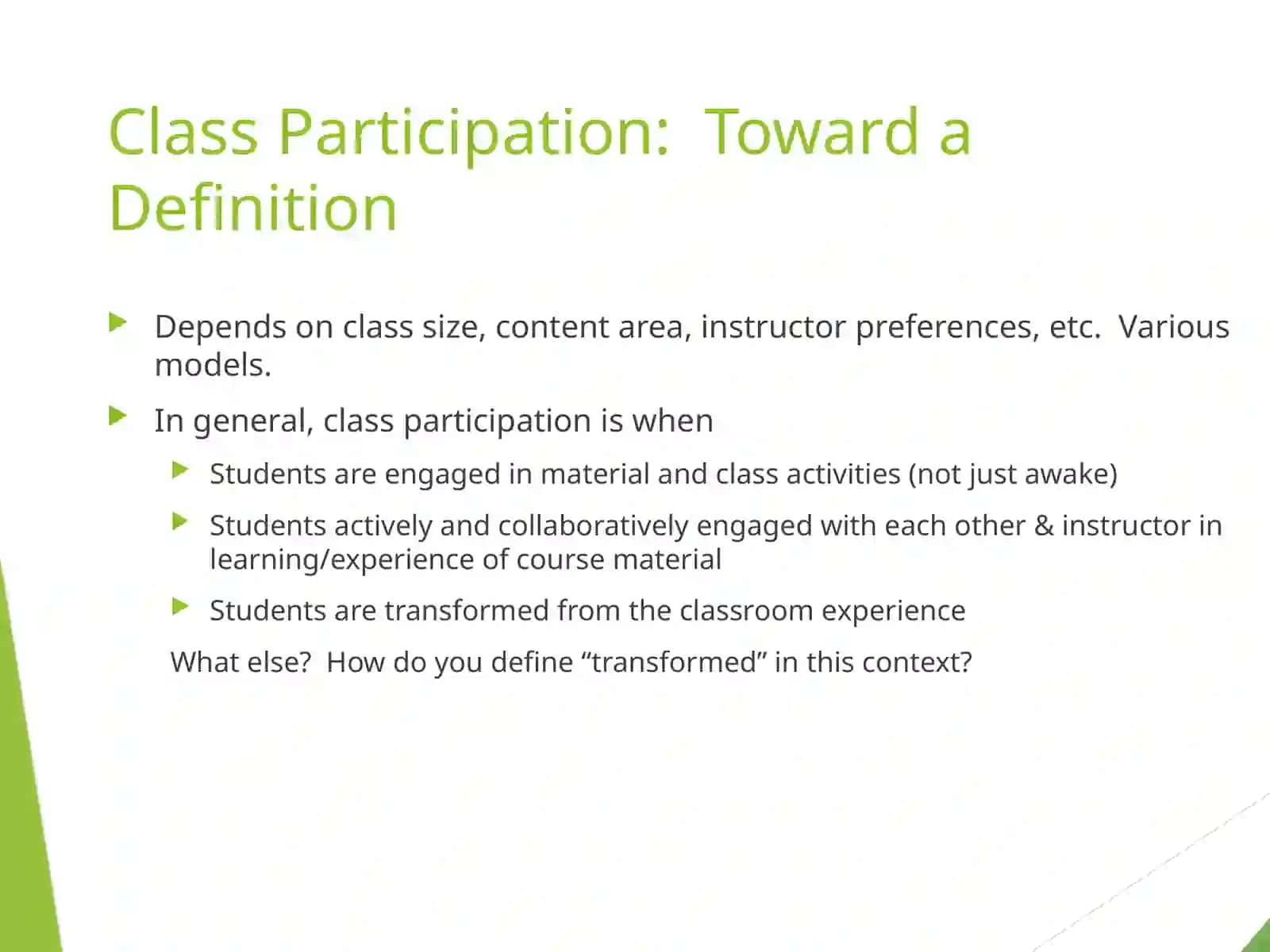 Developing self-assessment in students 3