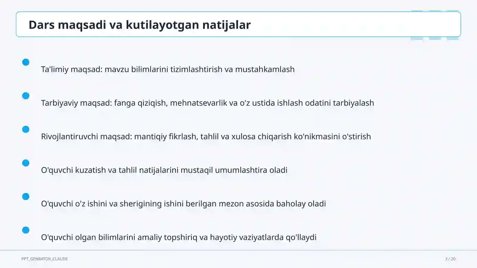 Hosila yordamida funksiyani tekshirish (11-sinf) 3