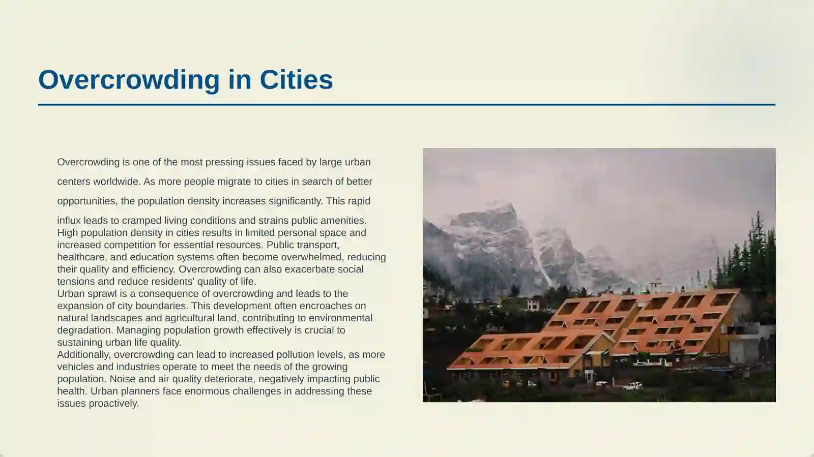 PROBLEMS OF BIG CITY LIFE 3