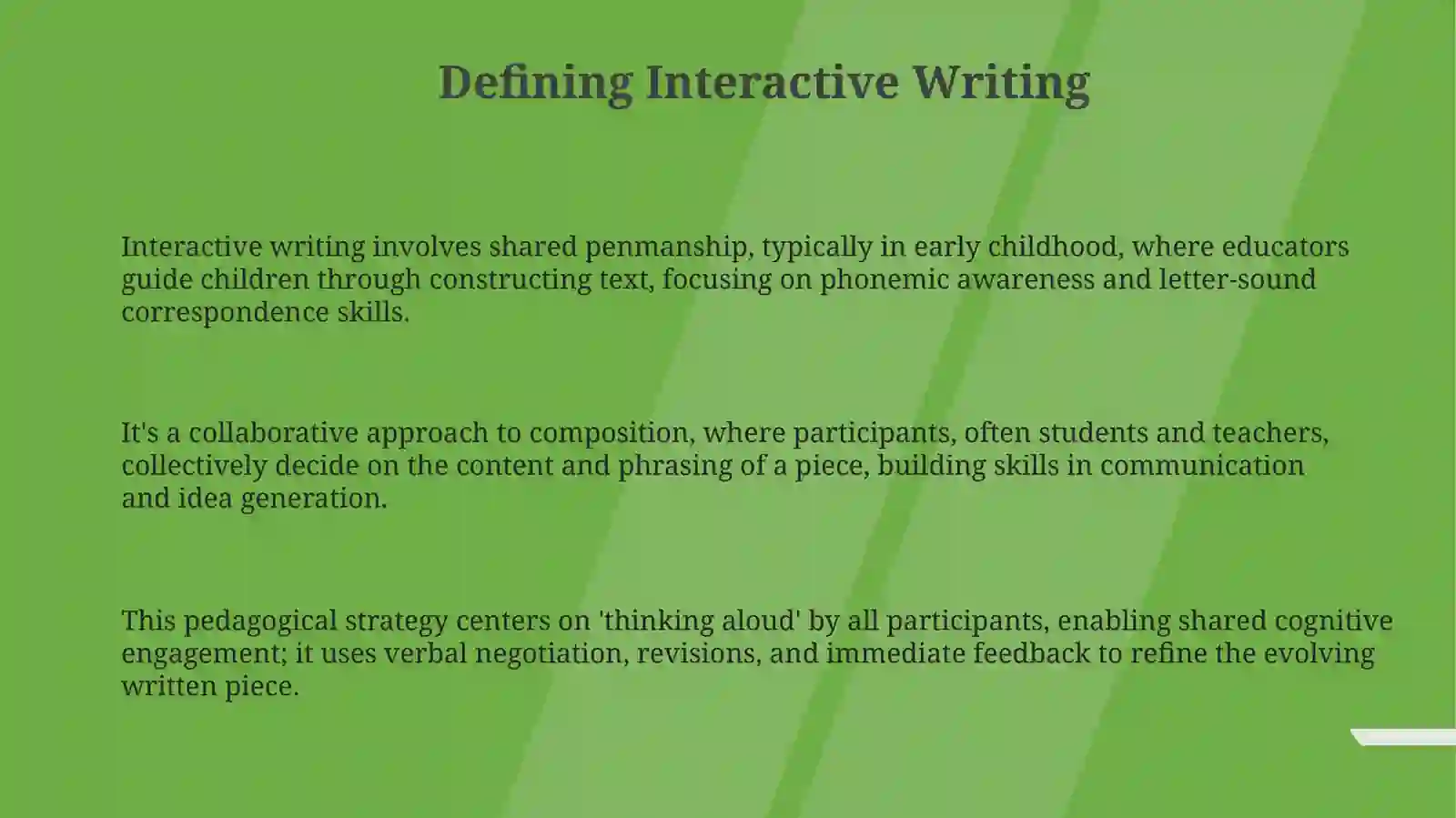 Interactive Writing 3