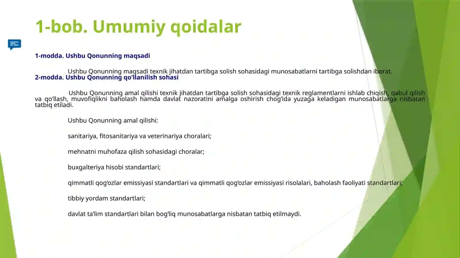 O’zbekiston Respublikasining texnik jixatdan tartibga solish qonuni 3