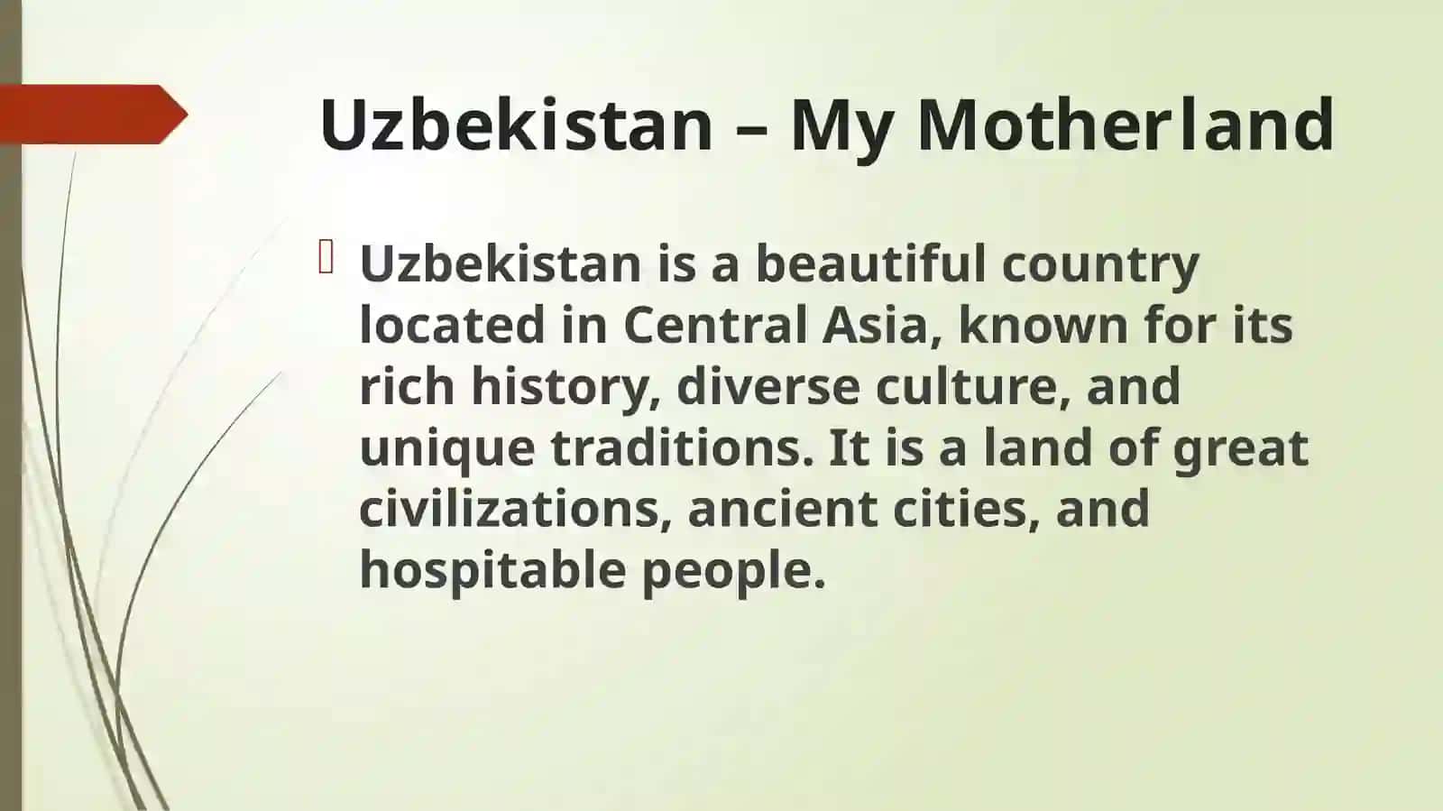 Uzbekistan - My Motherland 3