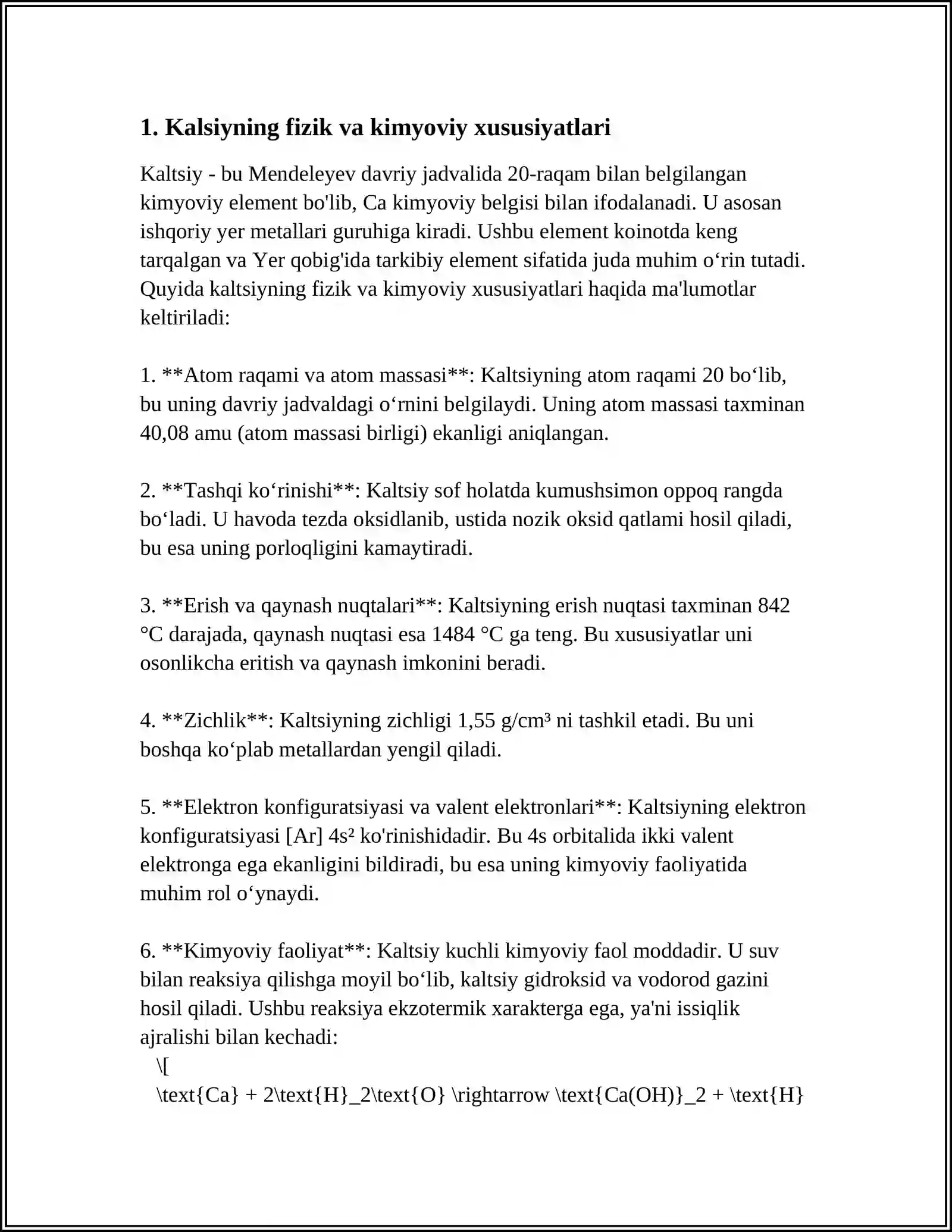 KALSIY METALLURGIYASI 3