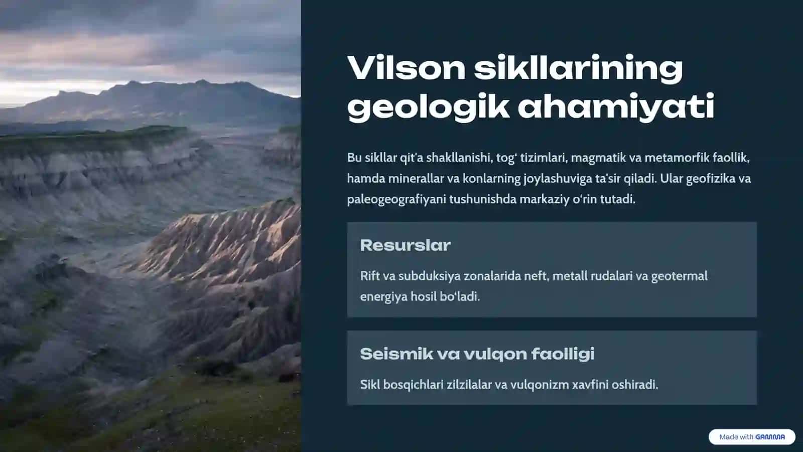 Vilson sikllari Tushunish va Boshqarish 3