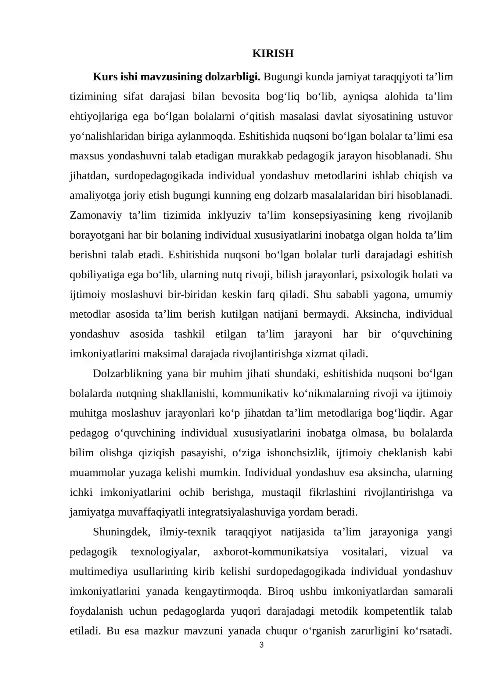 "SURDOPEDAGOGIKADA INDIVIDUAL YONDASHUV METODLARI" 3