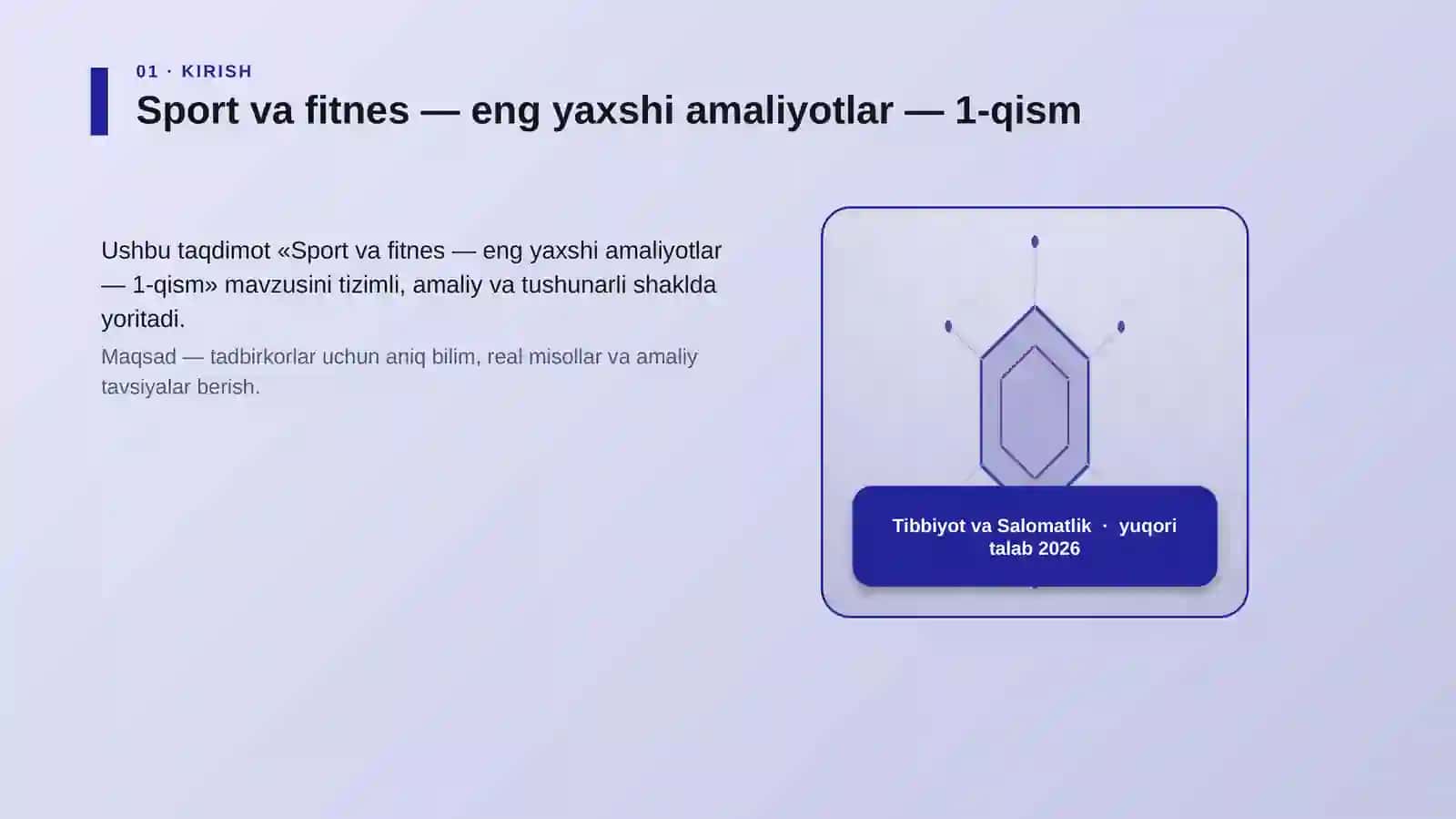 Sport va fitnes — eng yaxshi amaliyotlar — 1-qism 3