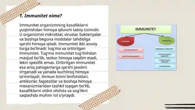 Immunitet va uning turlari 3