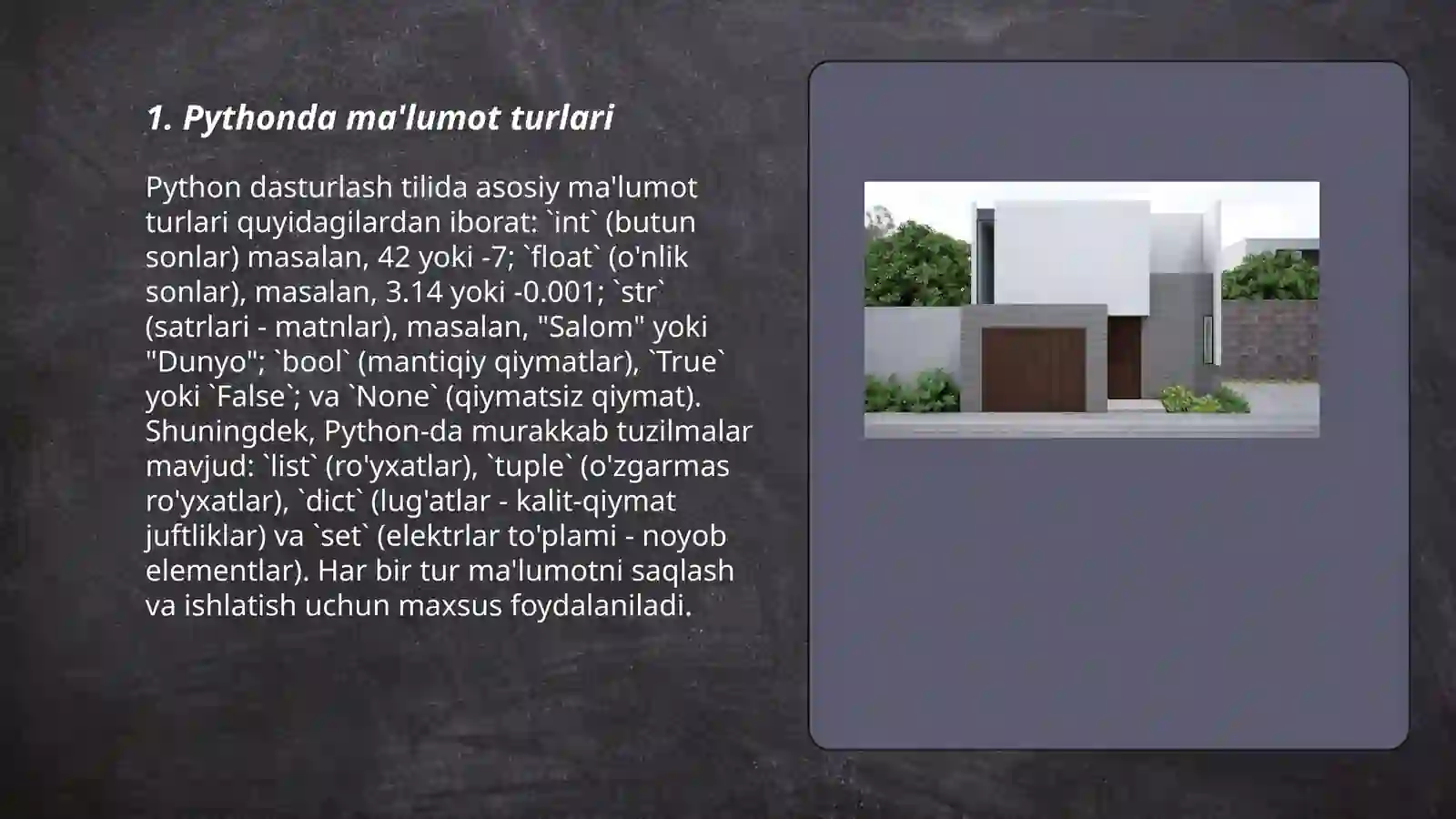 Pythonda meros olish 3