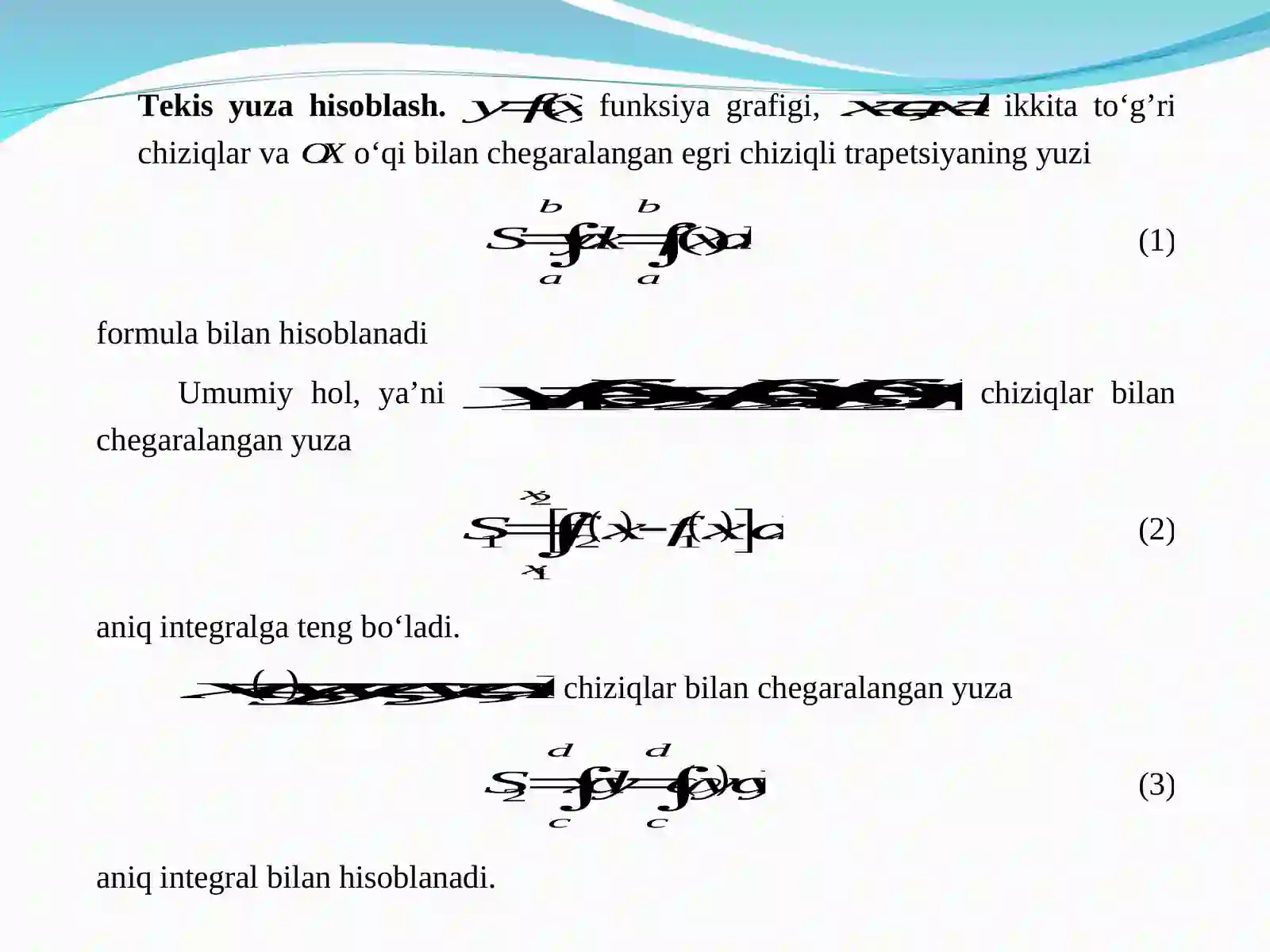 Aniq integralning tadbiqlari 3