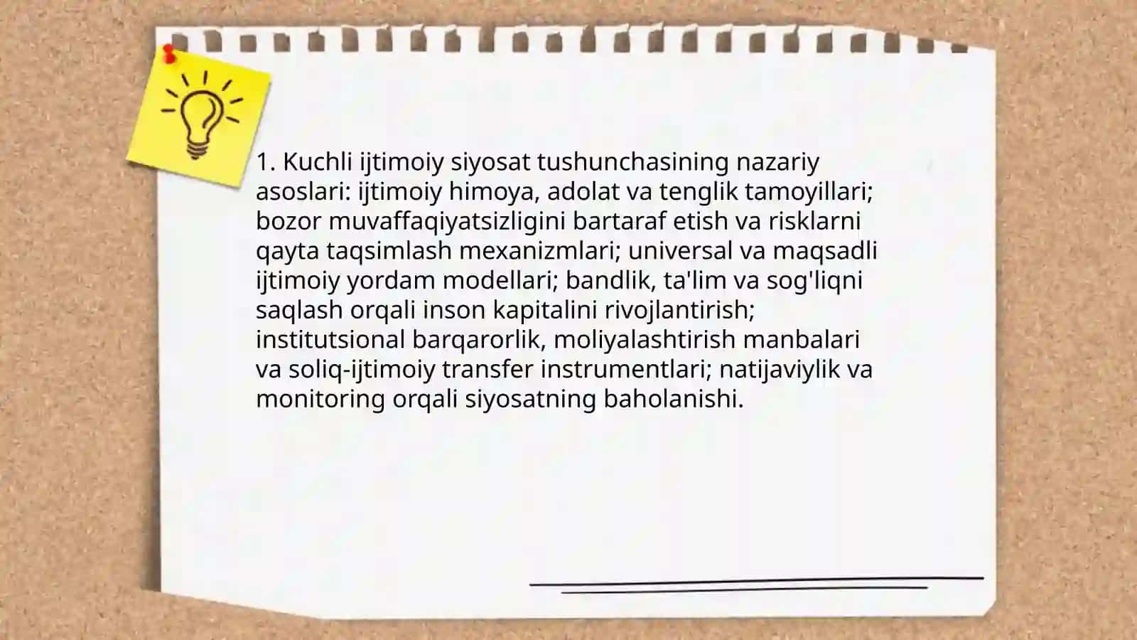 Kuchli ijtimoiy siyosat konsepsiyasining shakllanishi 3