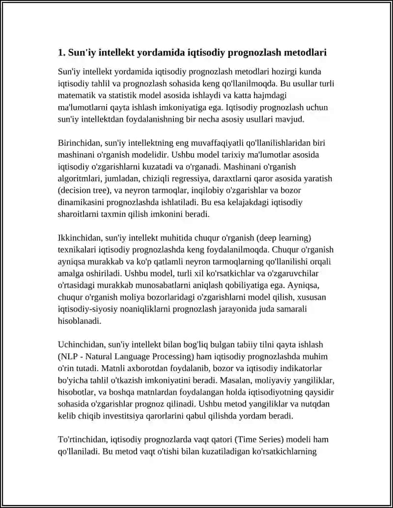 SUN'IY INTELLEKTNING IQTISODIY TAHLILDAGI ROLI 3
