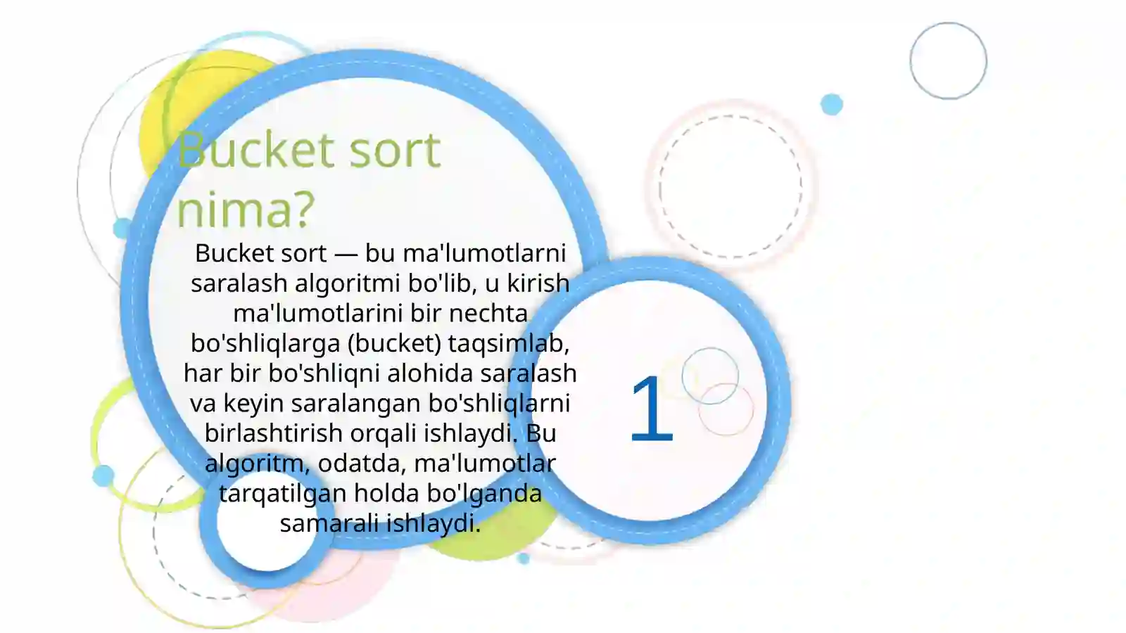 Bucket sort 3