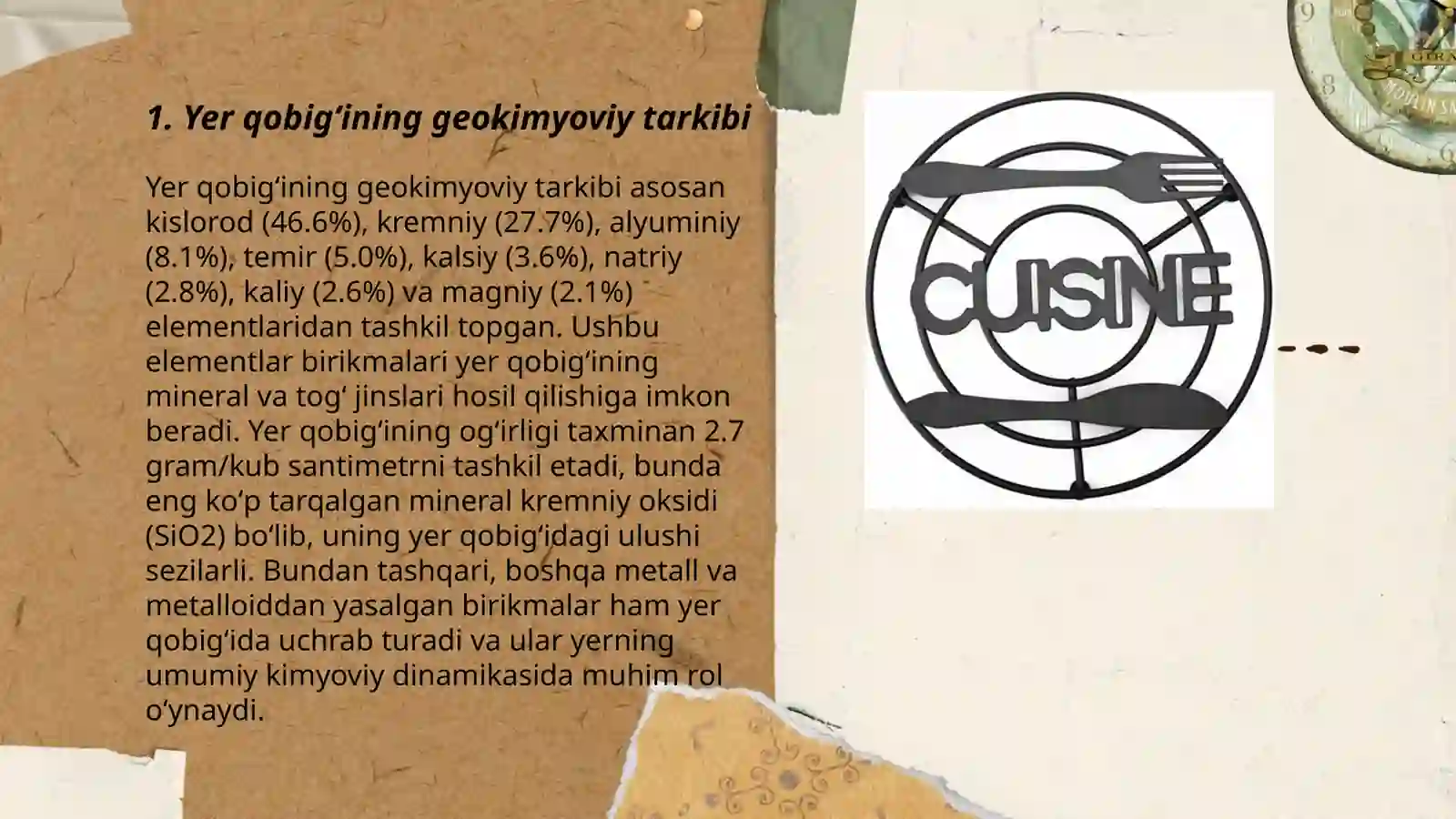 Yer qobigʻining mineral tarkibi 3