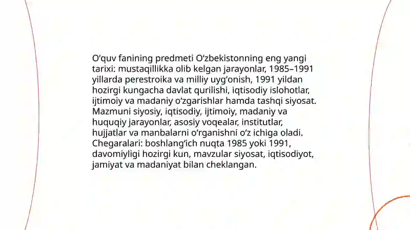 Oʻzbekistonning eng yangi tarixi 3