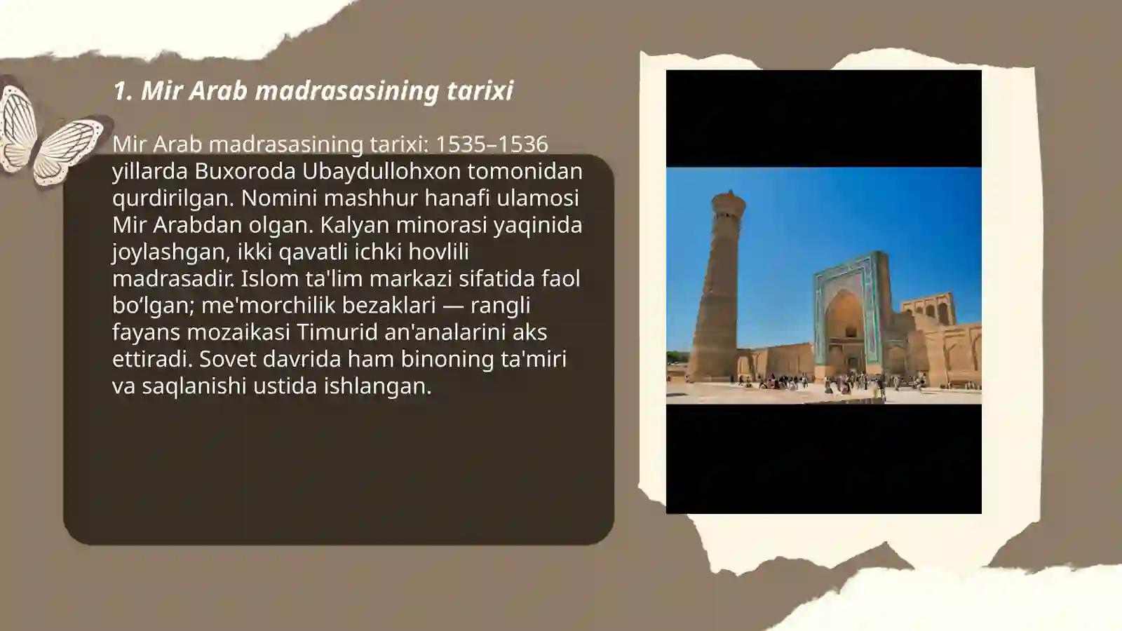 Mir Arab madrasasi 3