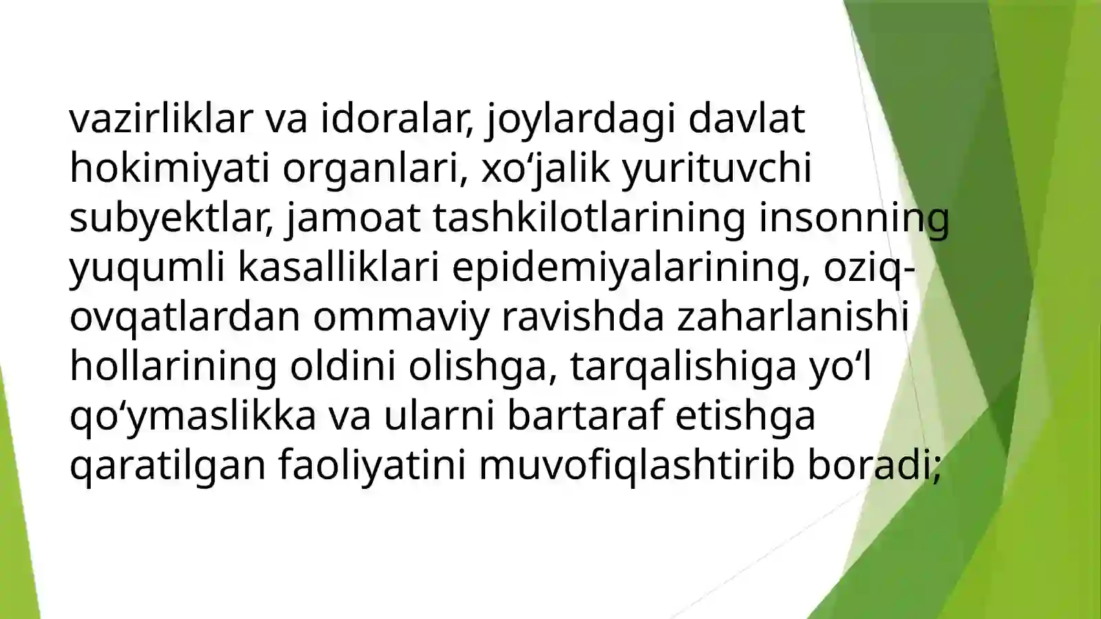 Davolash profilaktik muassasalarda va sanitariya epidemiologiya muassasalarda epidemiyaga qarshi ishlarni tashkillashtirish 3
