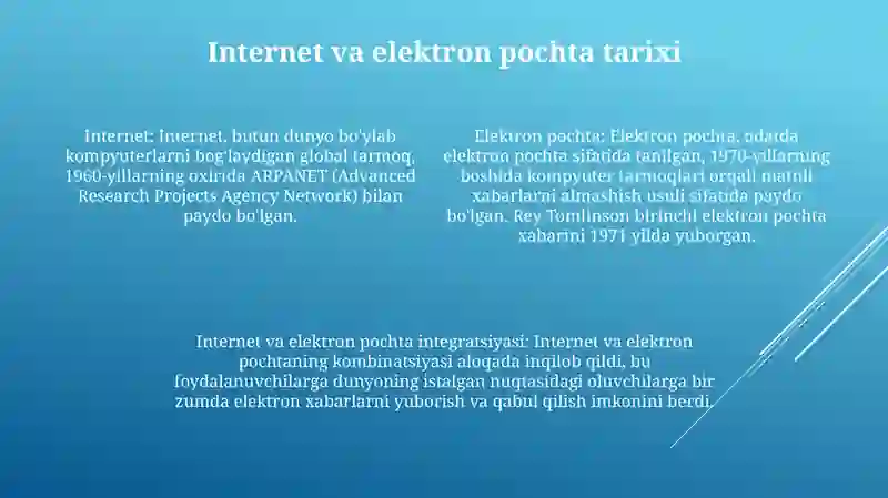 Internet Va Elektron Pochta 3