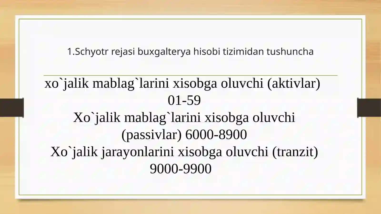 Buxgalteriyahisobiningschyotlarrejasi 3