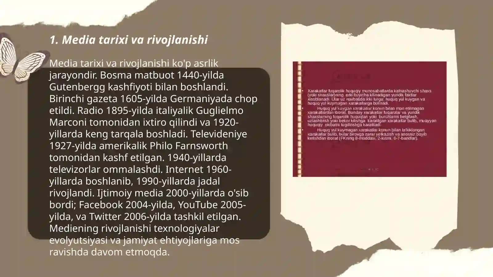 Media tarixi va rivojlanishi 3