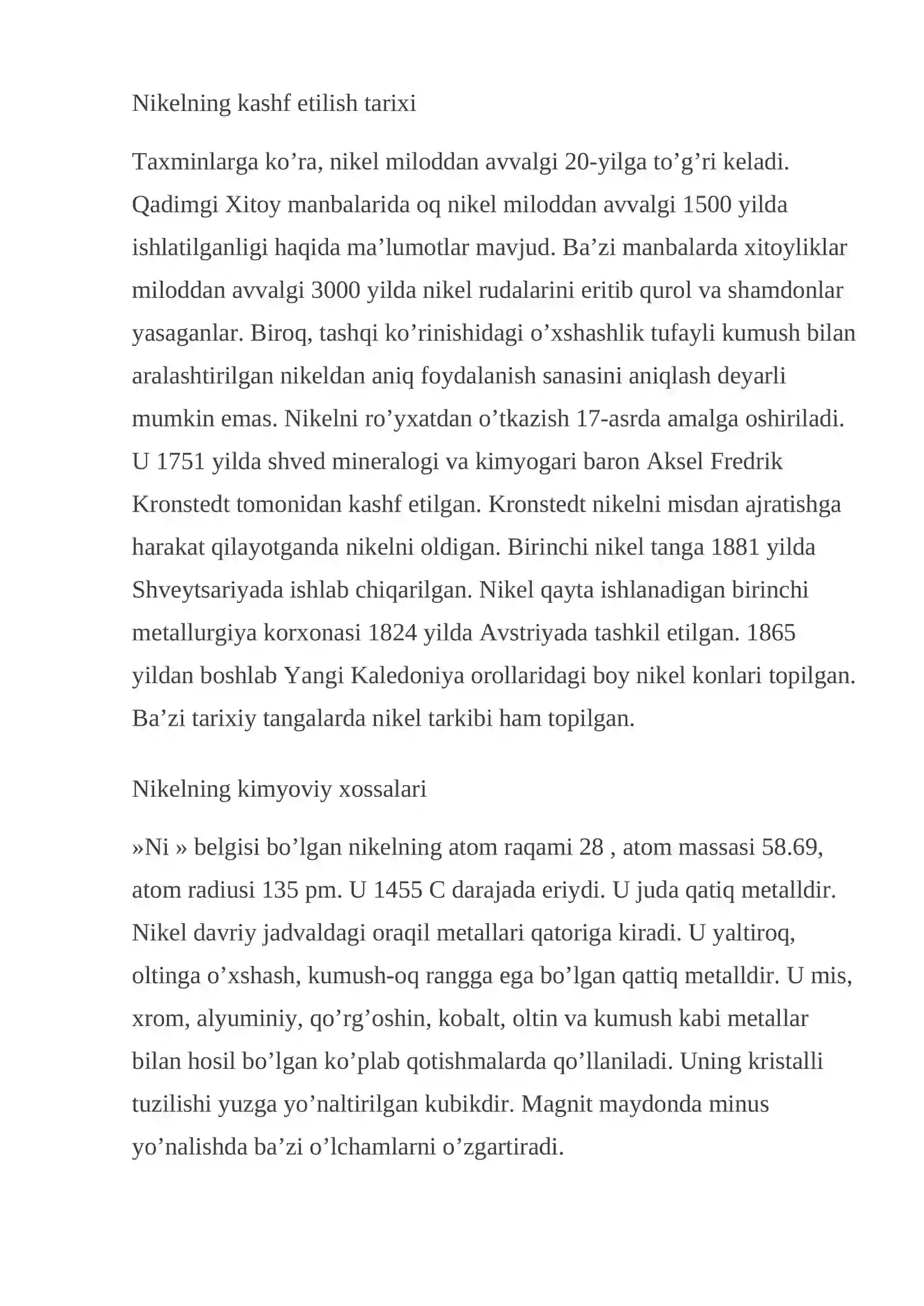 Nikel elementi 3