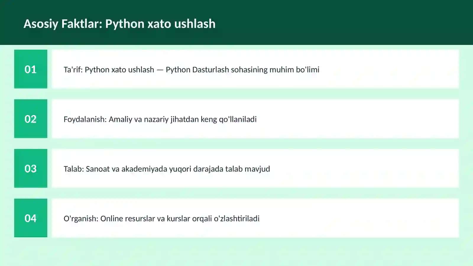 Python xato ushlash 3