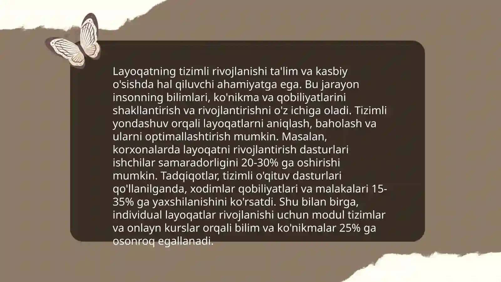 Layoqat va qobiliyat 3
