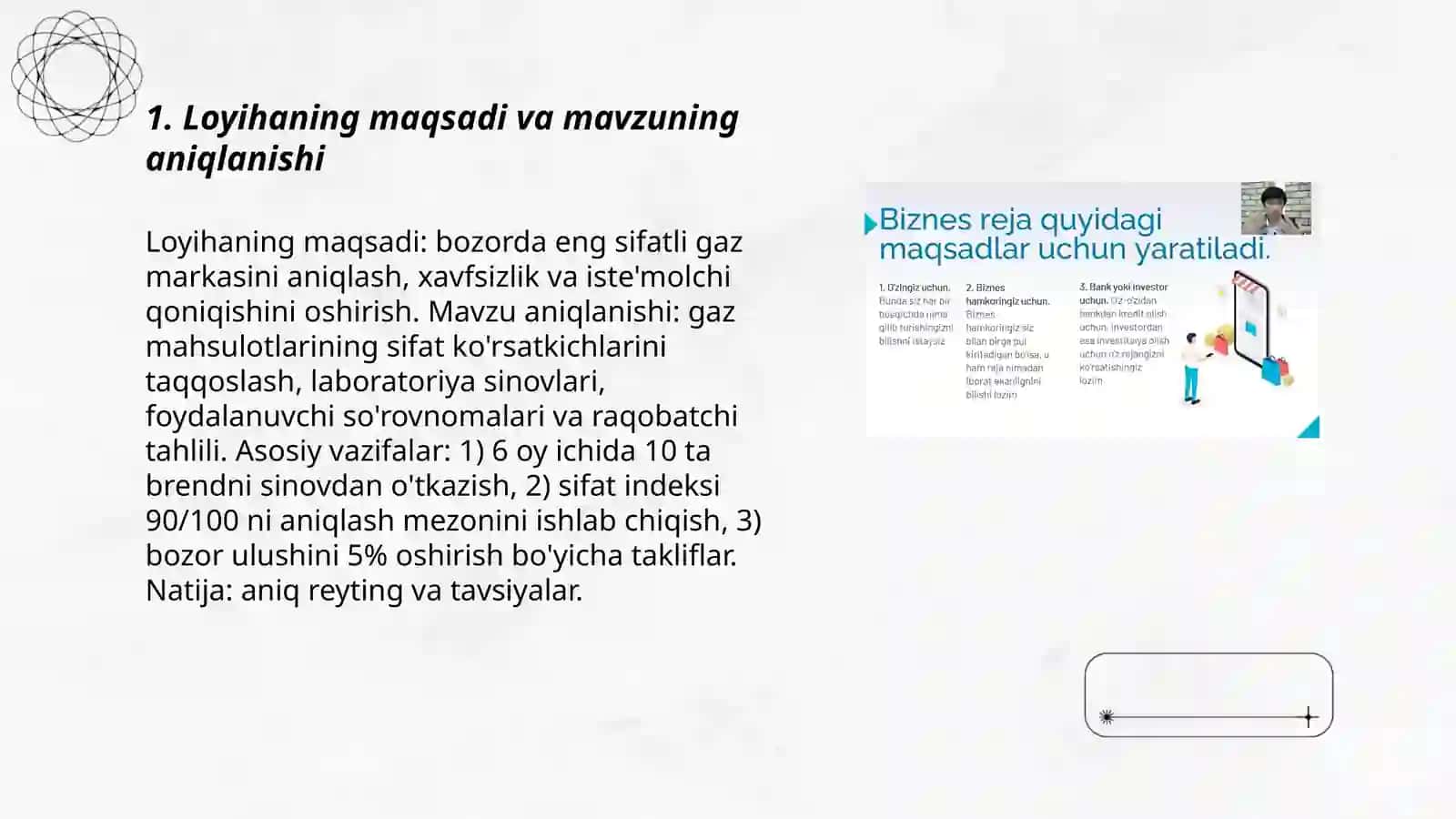 Biznes reja yaratish: eng sifatli gaz markasini aniqlash 3