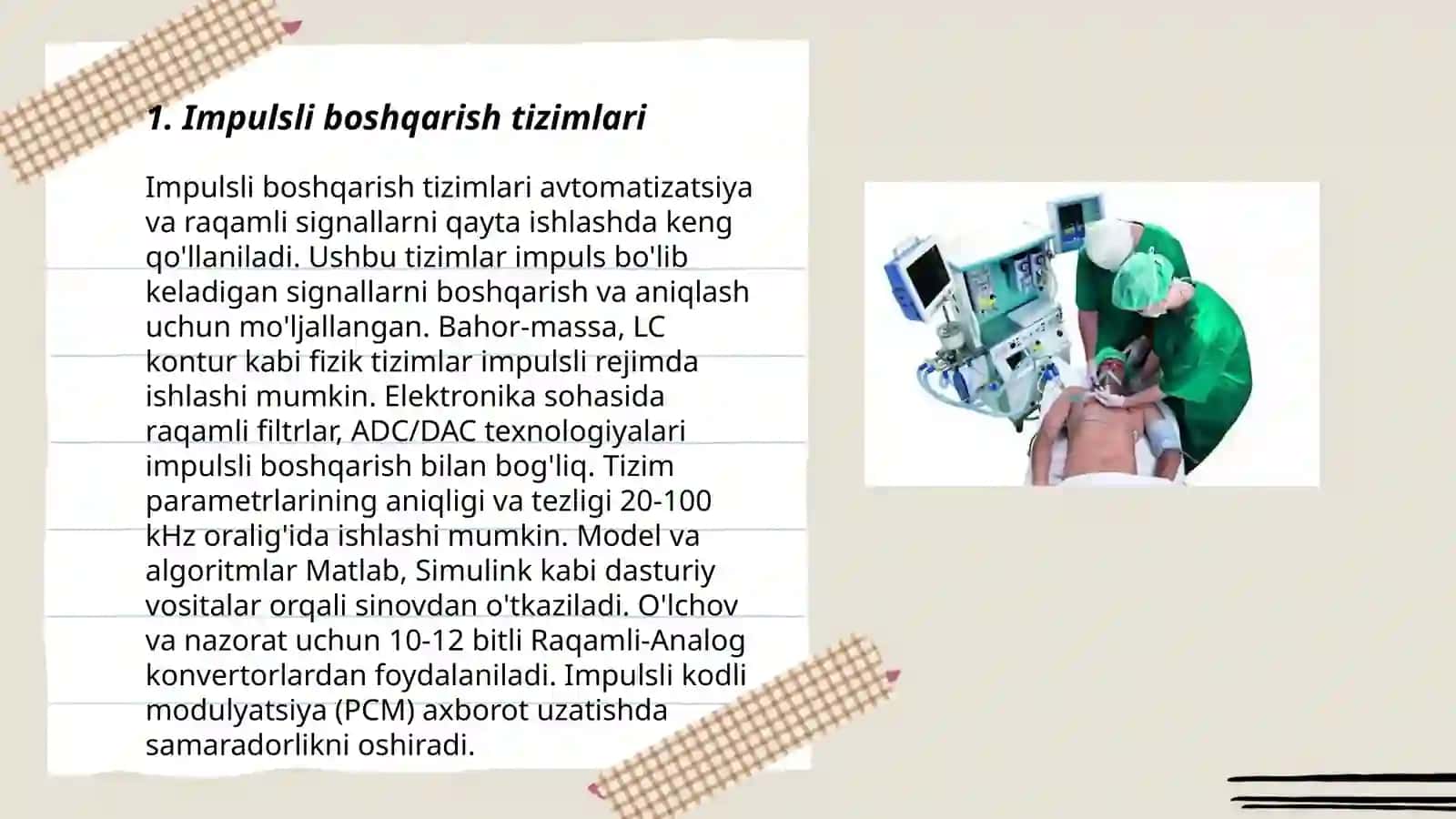 Impulsli boshqarish tizimlari 3