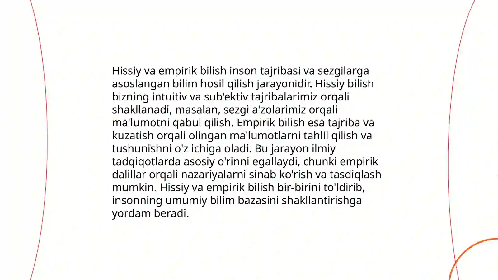 Hissiy empirik nazariy mantiqiy intuitiv bilish darajalarining oʻzaro aloqasi va farqi 3