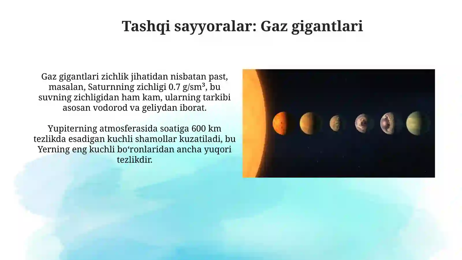 Quyosh tizimidagi sayyoralar 3
