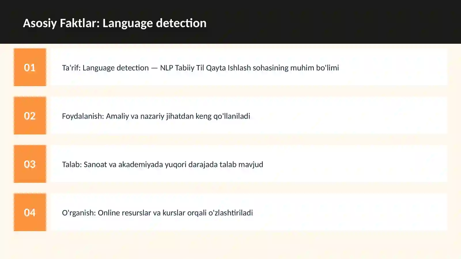 Language detection 3