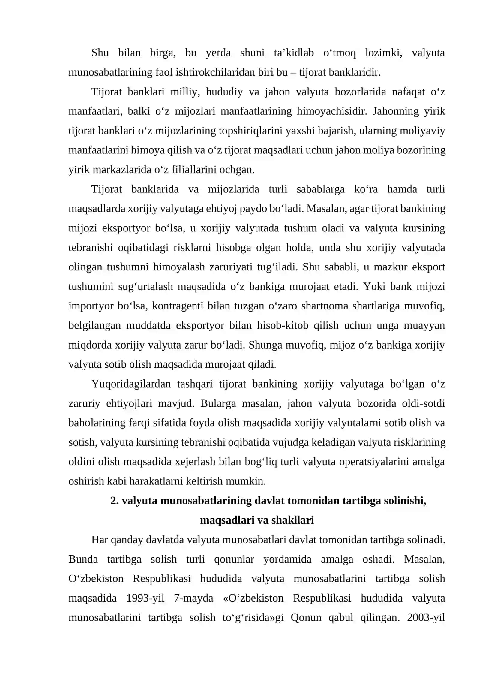 Valyuta munosabatlari va valyuta tizimi 3