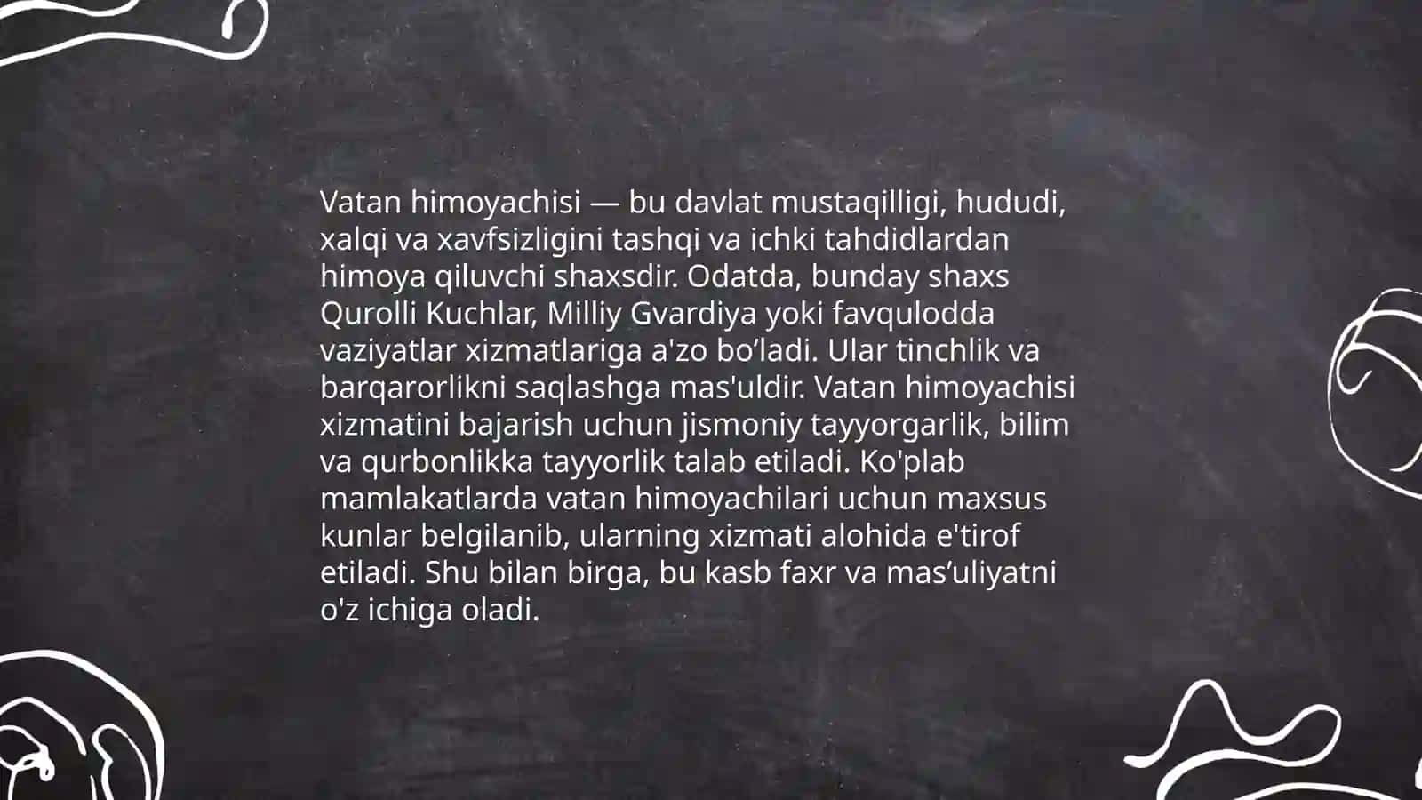 Vatan himoyachilari mashg'uloti 3