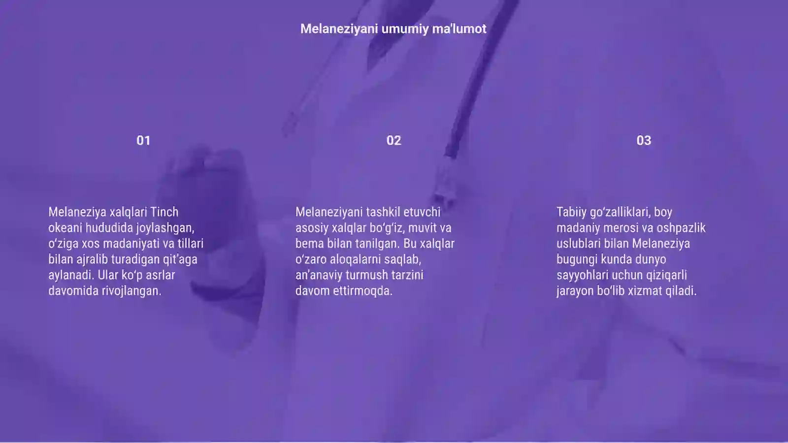 Melaneziya xalqlari haqida 3