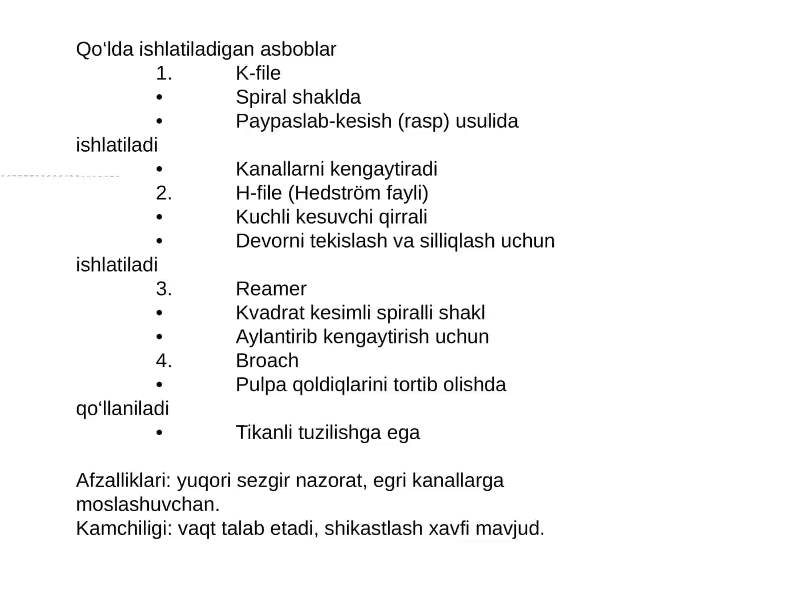 Ildiz kanallariga ishlov berish 3
