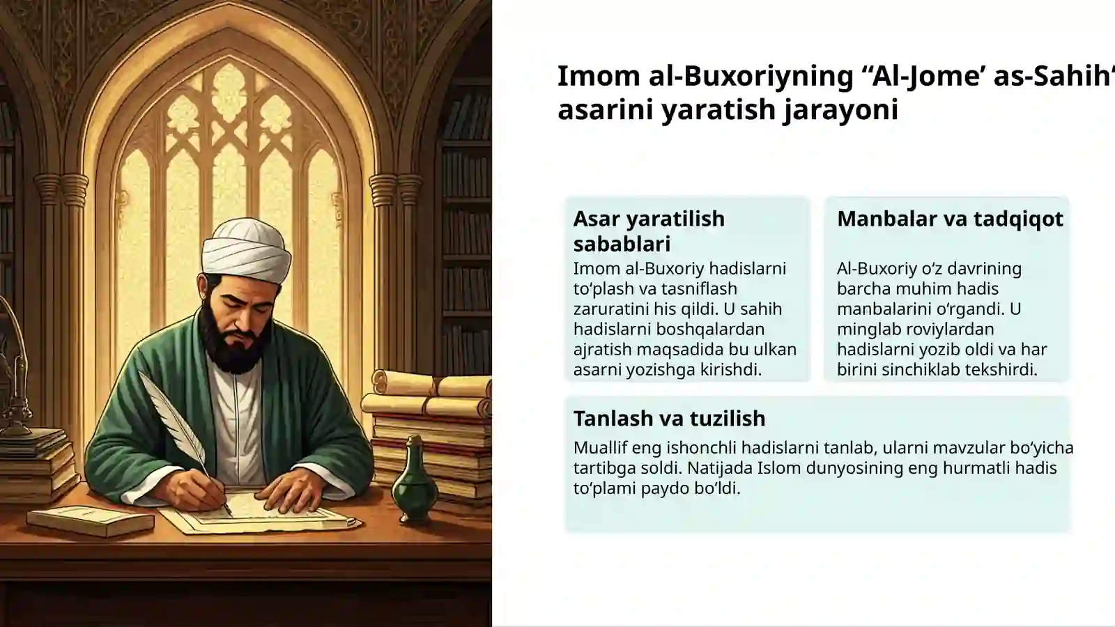 Imom al-Buxoriy: Hadis ilmining ulug' ustasi 3