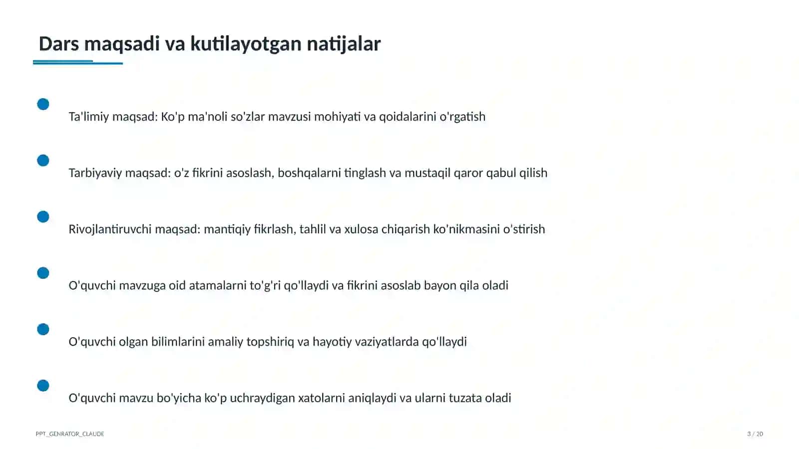 Ko'p ma'noli so'zlar (5-sinf) 1