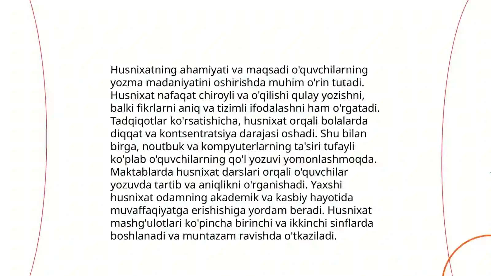 Boshlangʻich sinf oʻqituvchilarini husnixatga oʻrgatishning metodik shartlari 3
