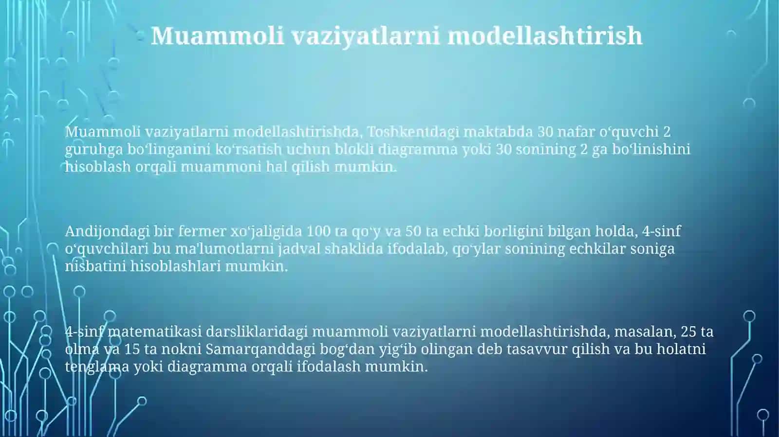 Amaldagi4-sinfmatematikadarsliklarinimisolvamasalalarishlash 3