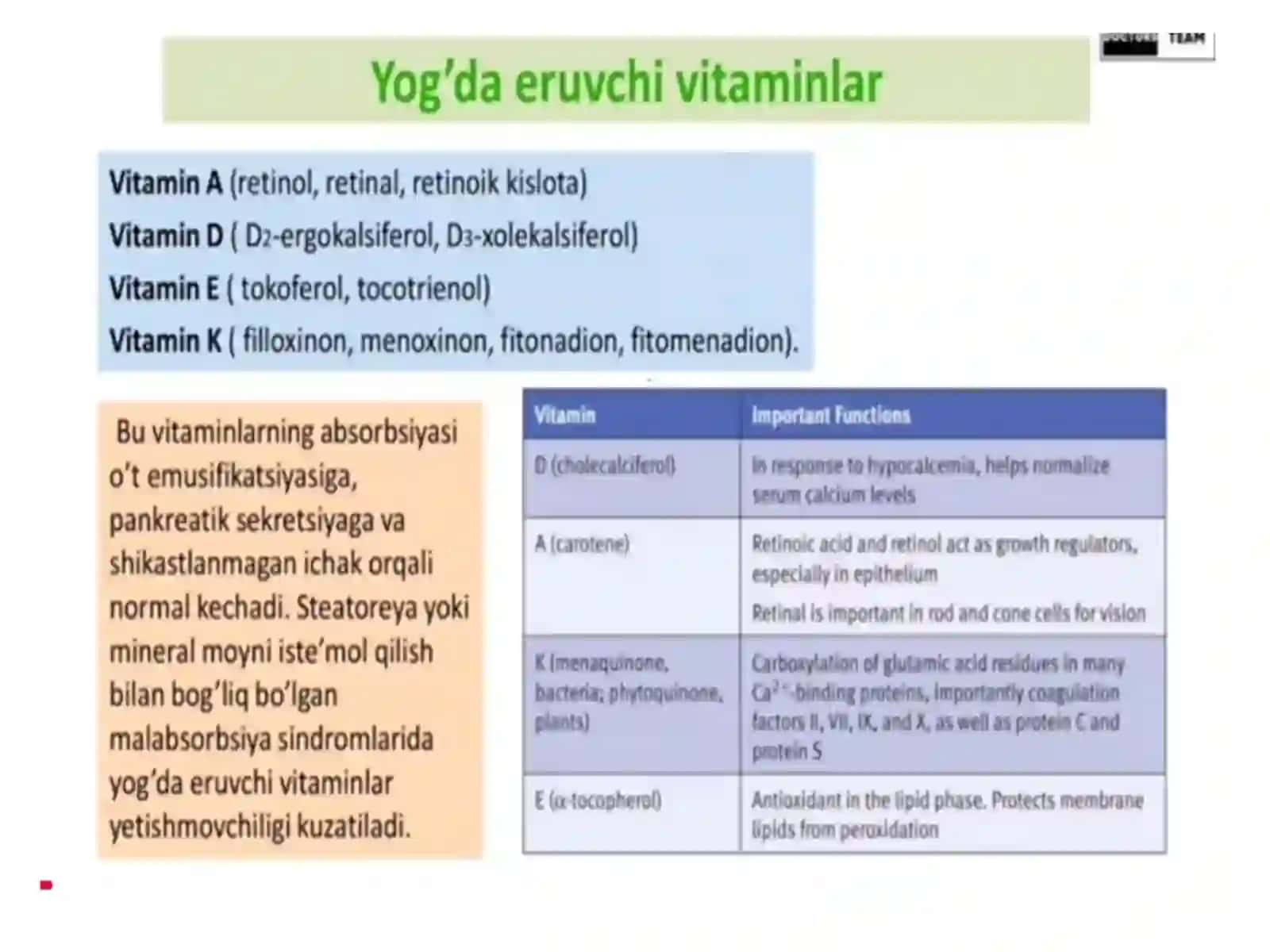 Vitaminlar almashinuvi fiziologiyasi 3