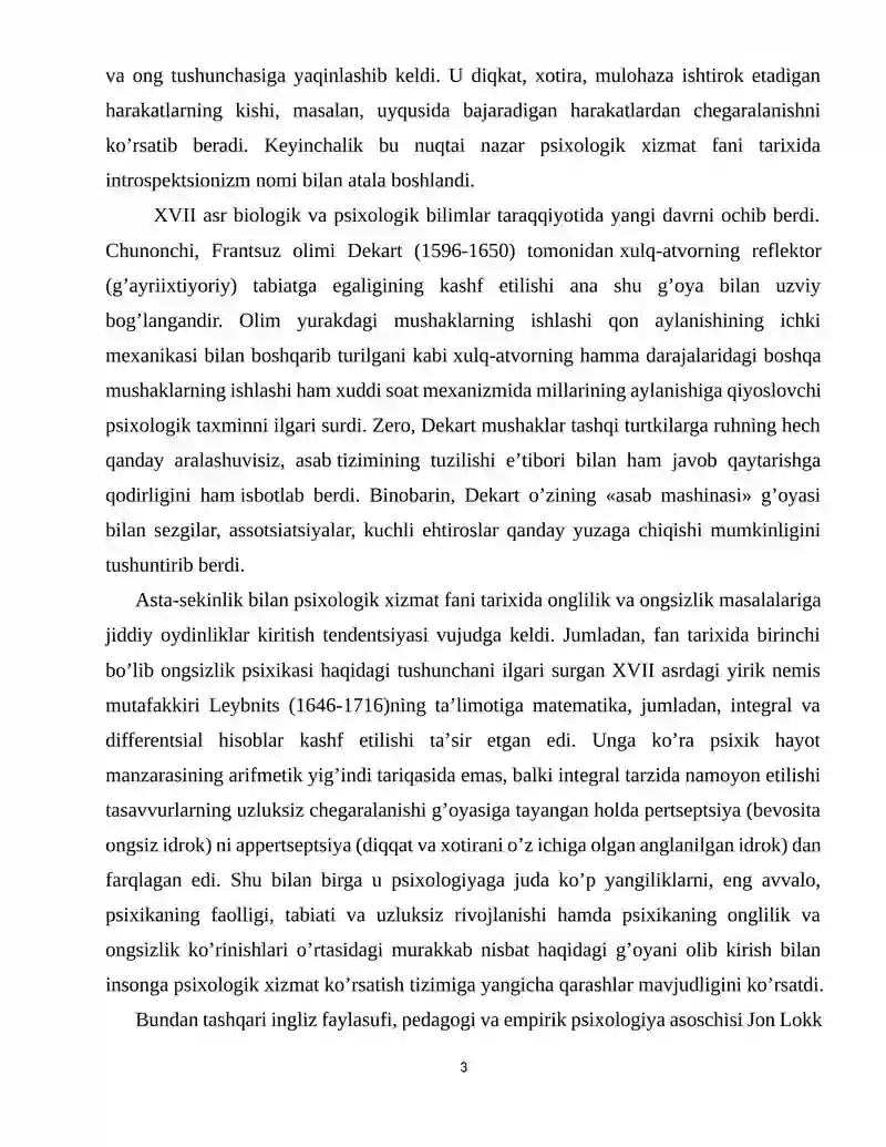Psixologik xizmat fani rivojlanishining ilmiy tarixiy asoslari 3