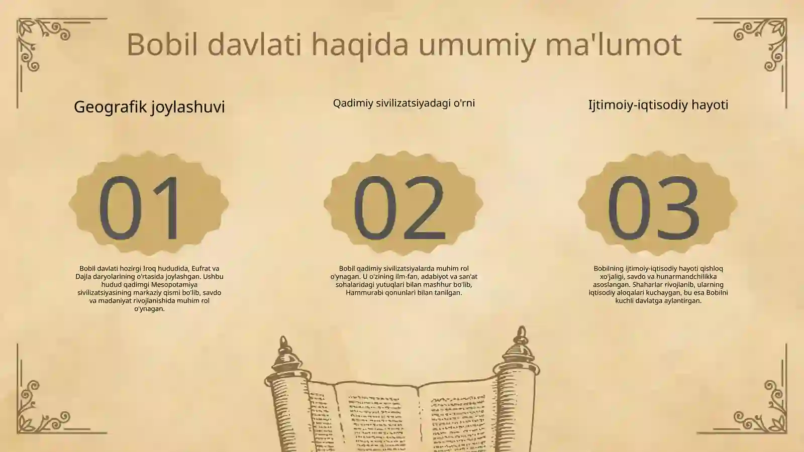 Qadimgi Bobil davlati 3