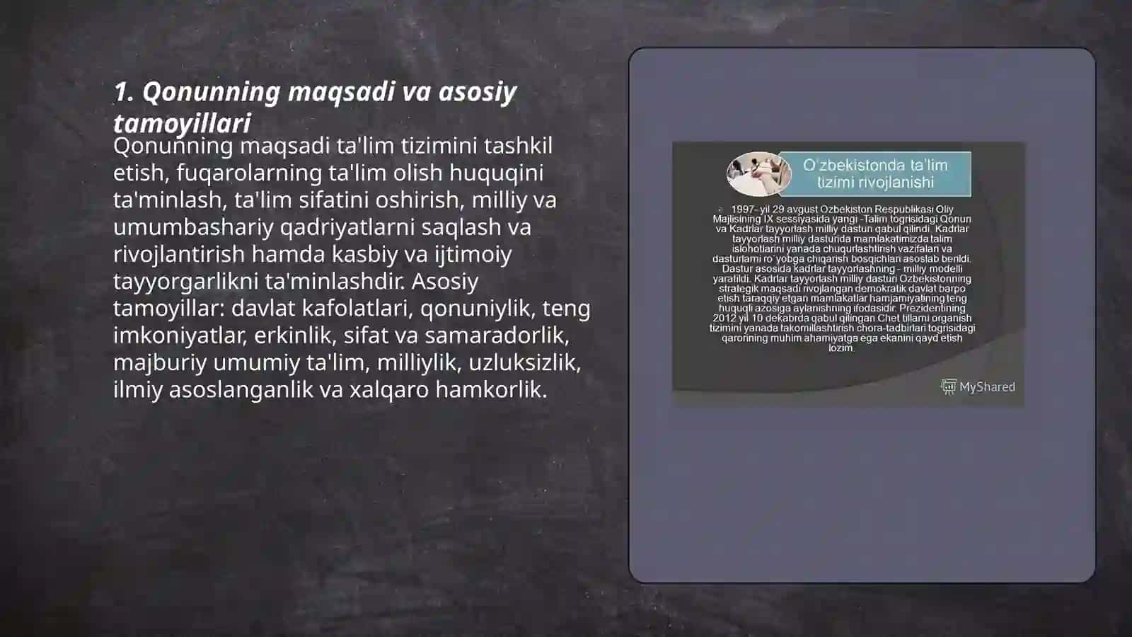 Ta'lim to'g'risidagi qonun 3
