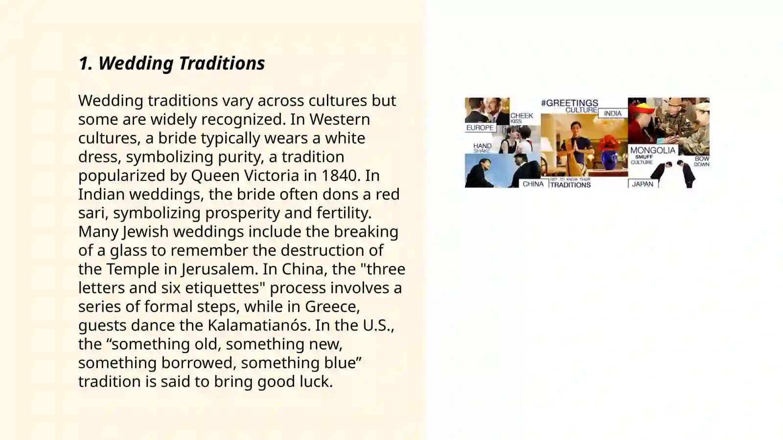 Cultures and traditions 3