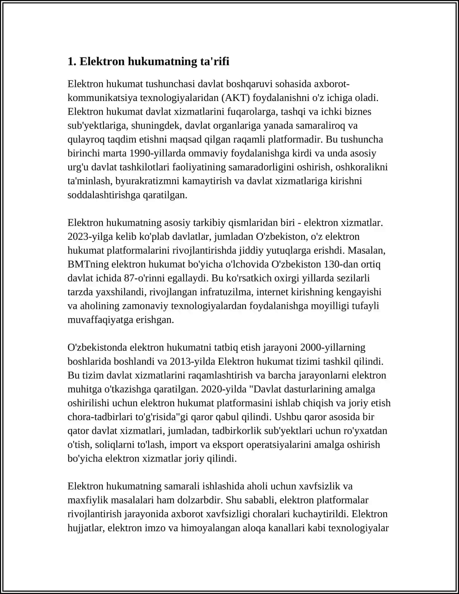 ELEKTRON HUKUMAT TUSHUNCHASI VAZIFALARI VA PRINSIPLARI 3