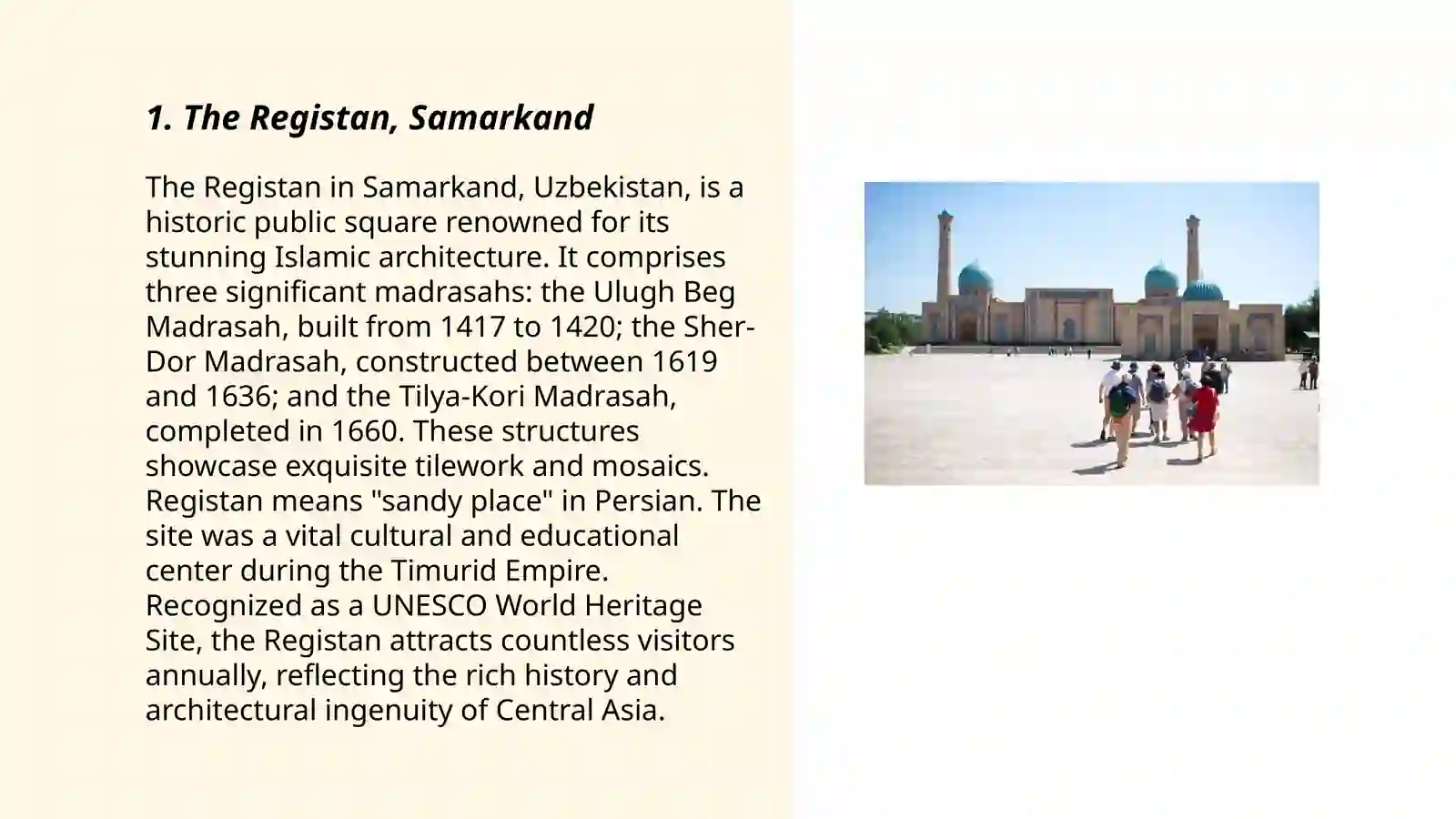 The Registan, Samarkand 3