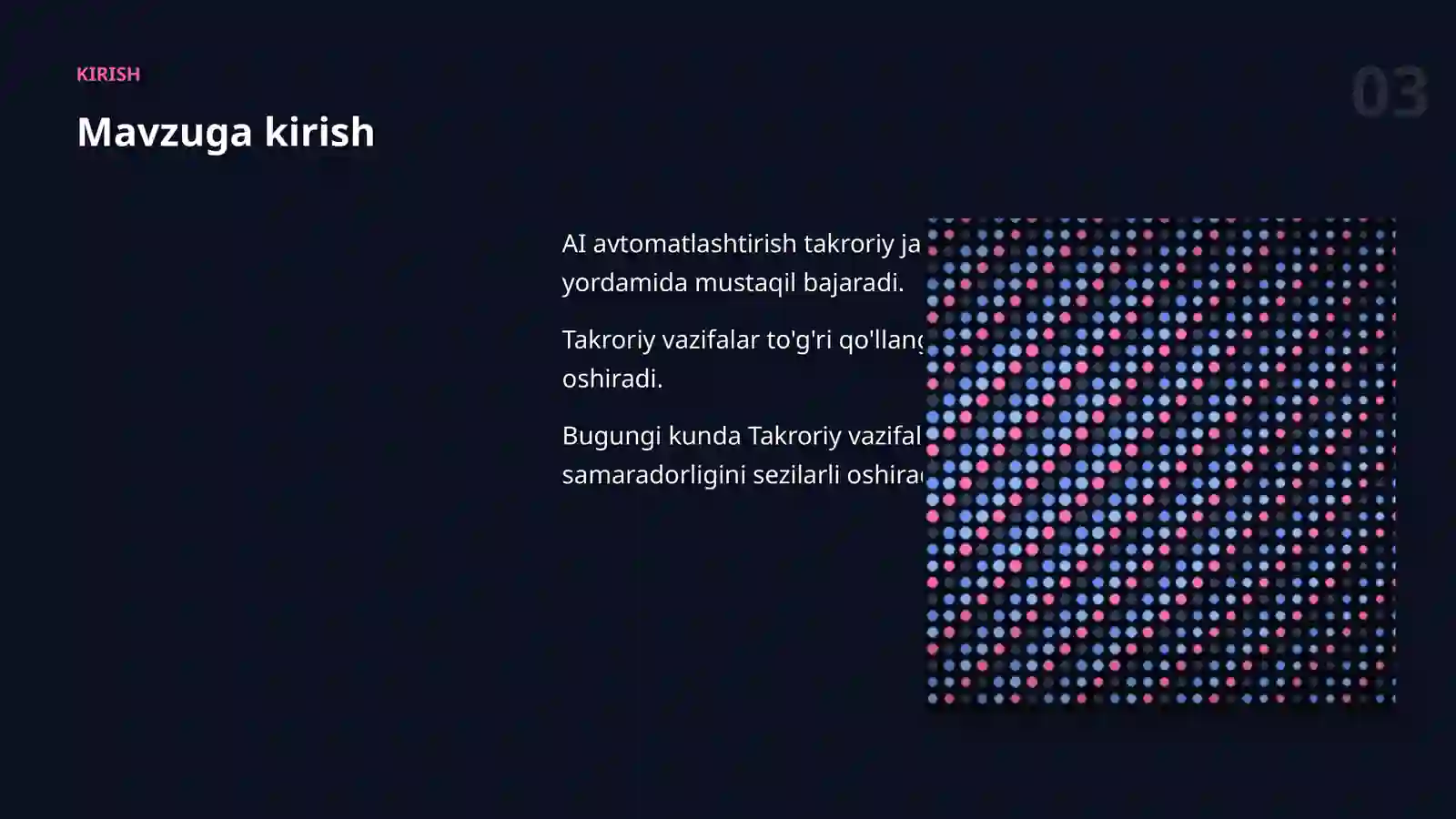 AI AVTOMATLASHTIRISH 3