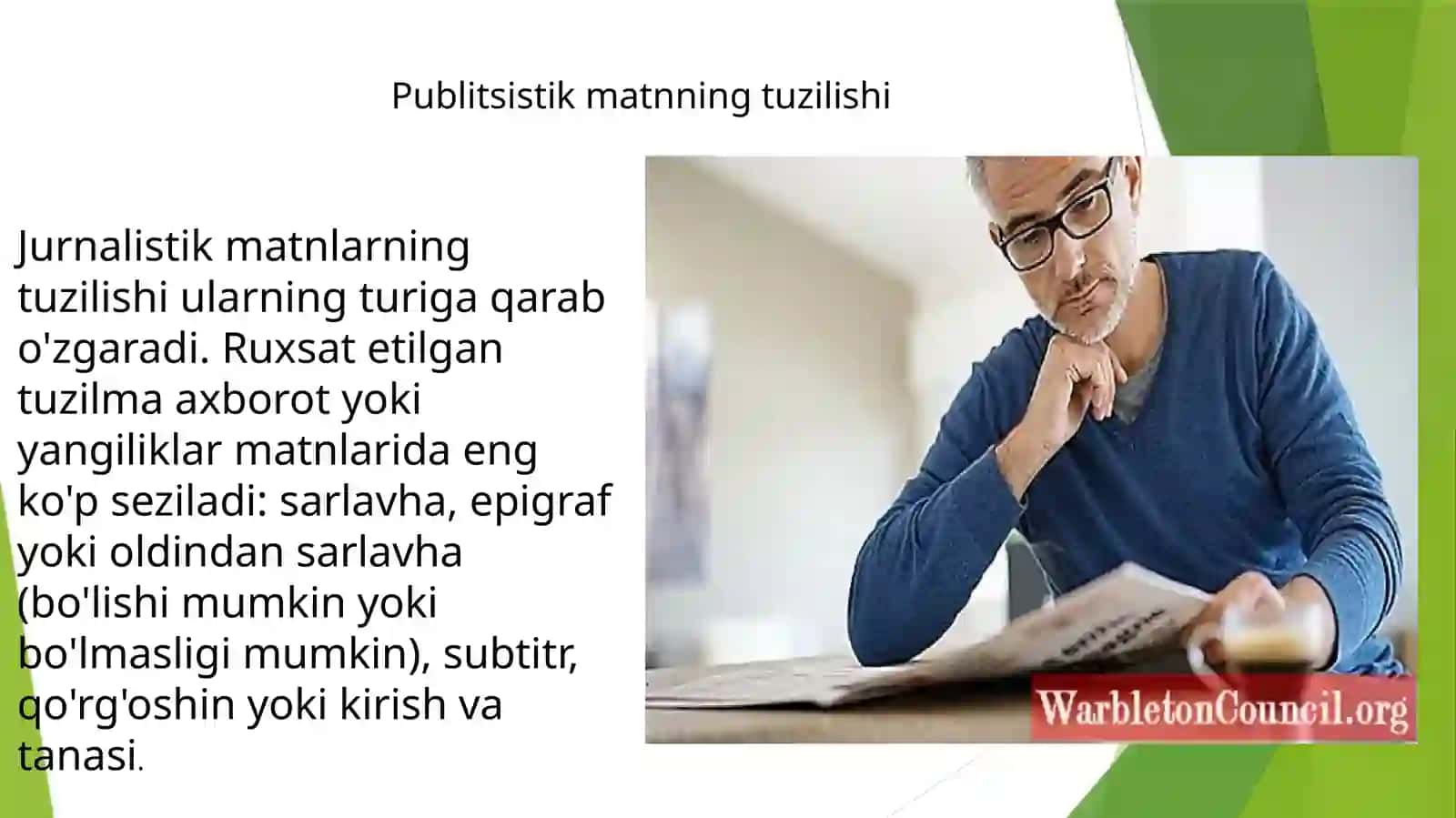 Jurnalistik materialning semantika va pragmatikasi 3