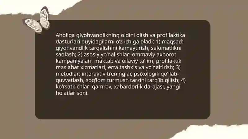 Aholiga narkologik yordam koʻrsatish 3